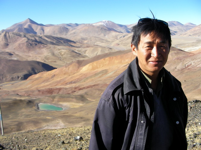 Migmar, our driver. Western Tibet.
